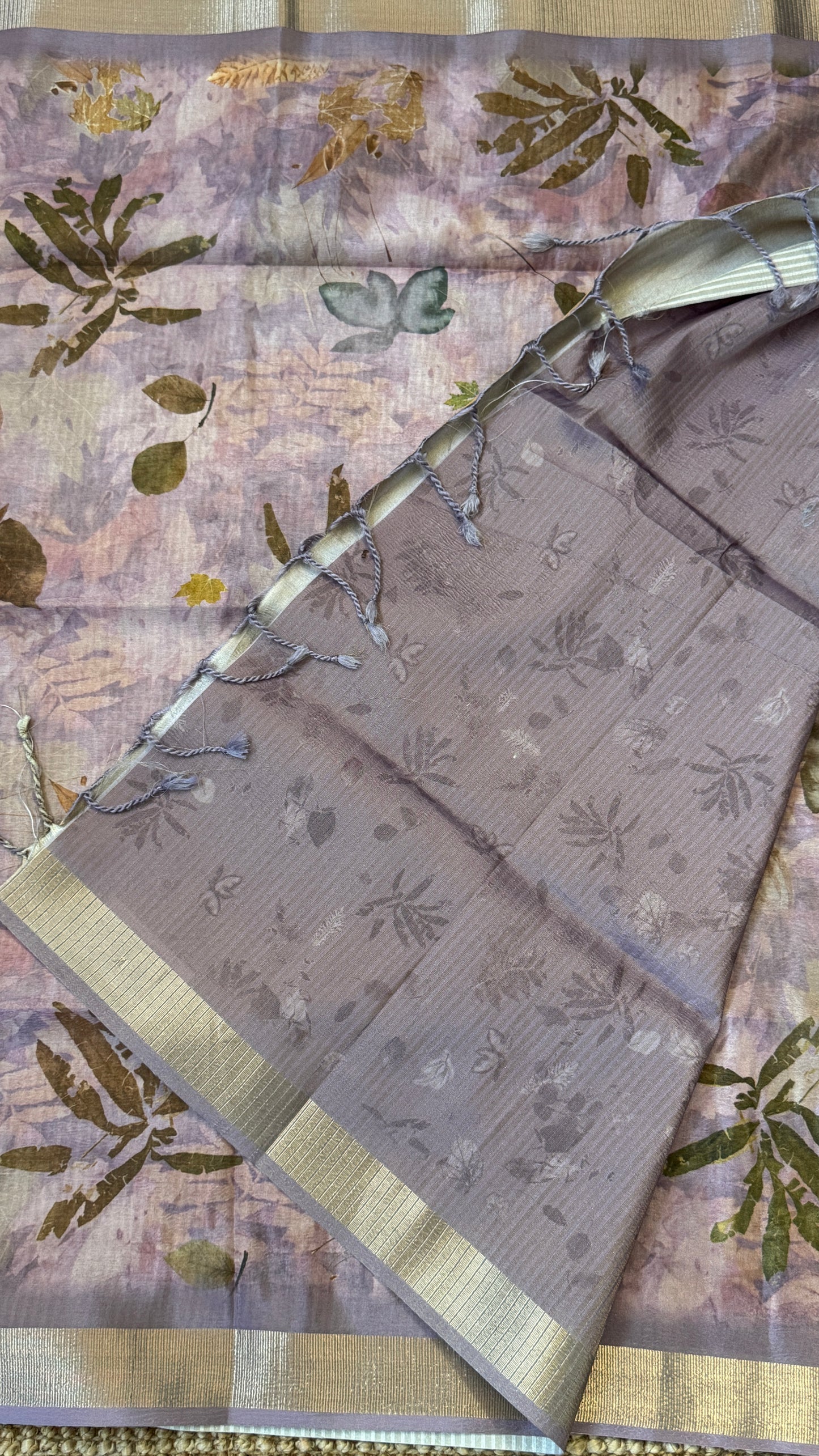 Tissue Silk – Pink and Gold