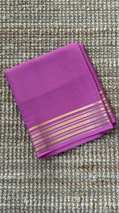 Pure Mysore Silk Sarees - Onion Pink