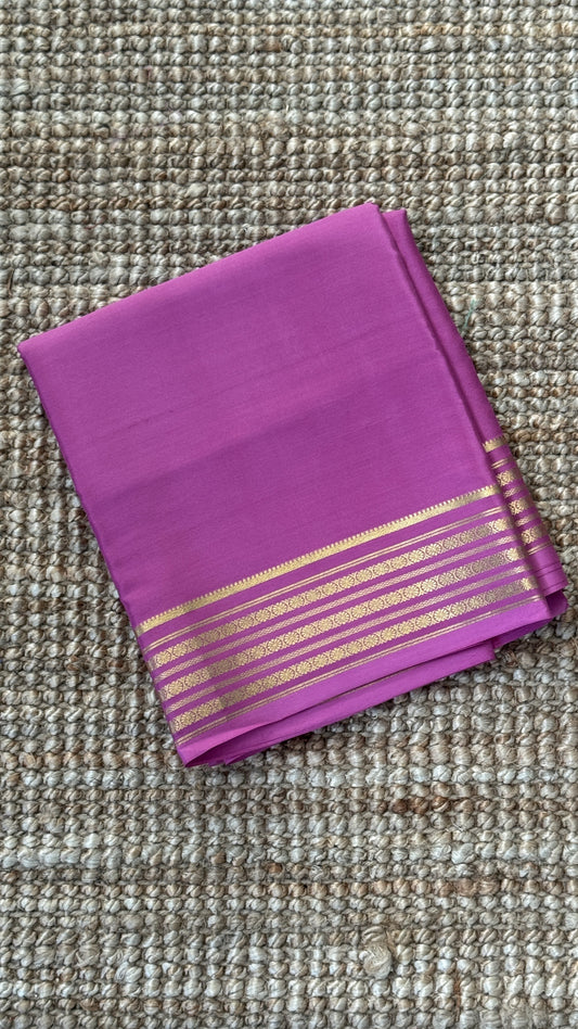 Pure Mysore Silk Sarees - Onion Pink