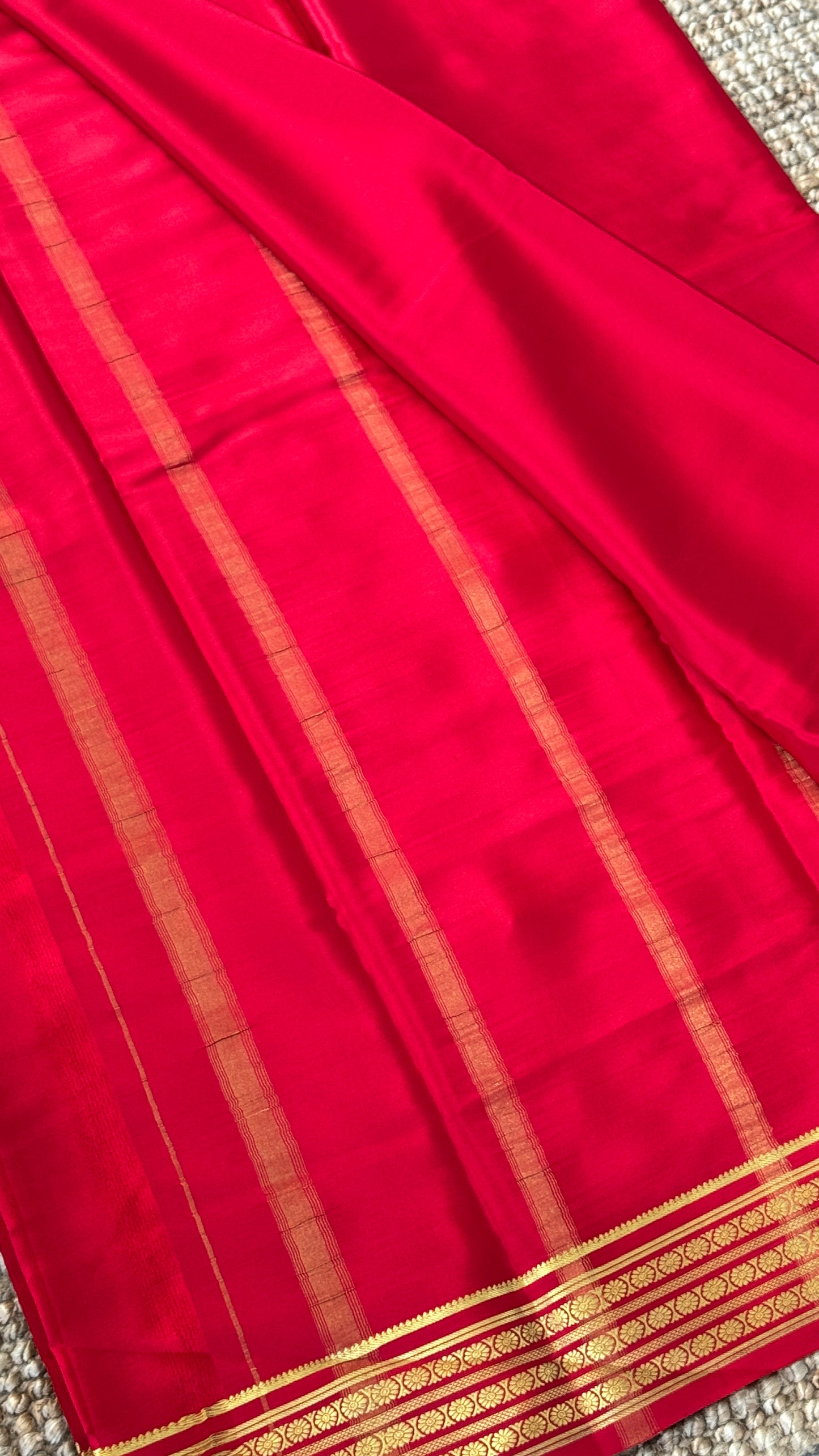 Pure Mysore Silk Sarees - Red