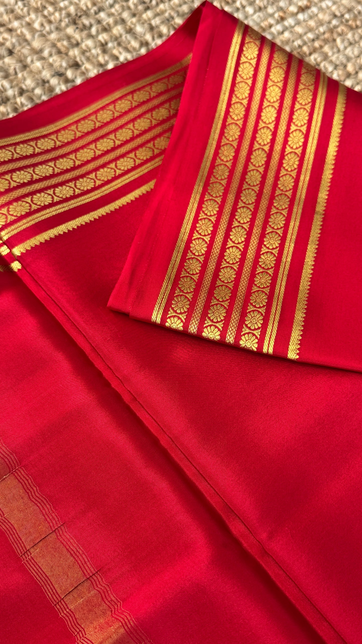 Pure Mysore Silk Sarees - Red