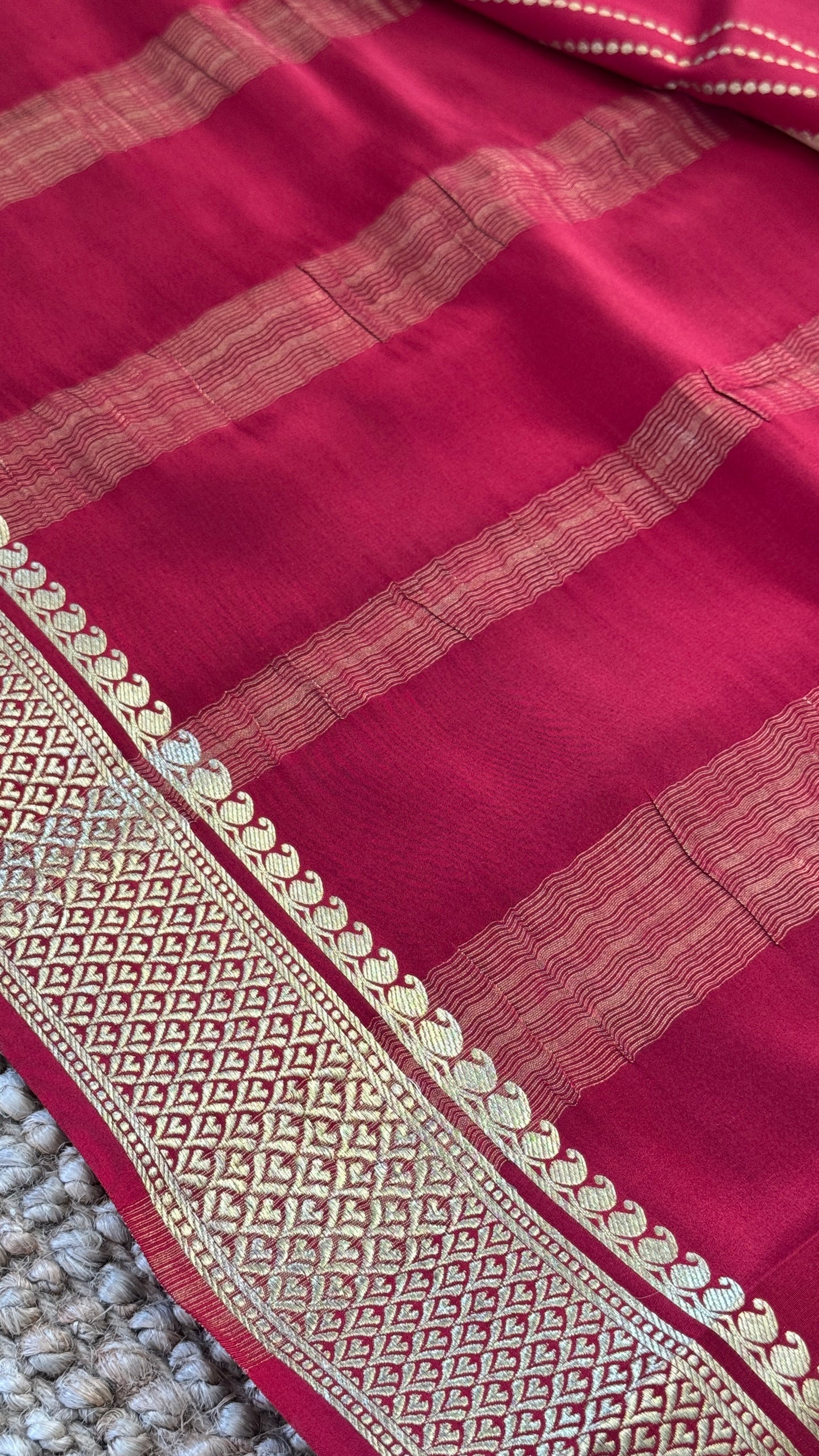 Pure Mysore Silk Sarees - Beige with 3D borders
