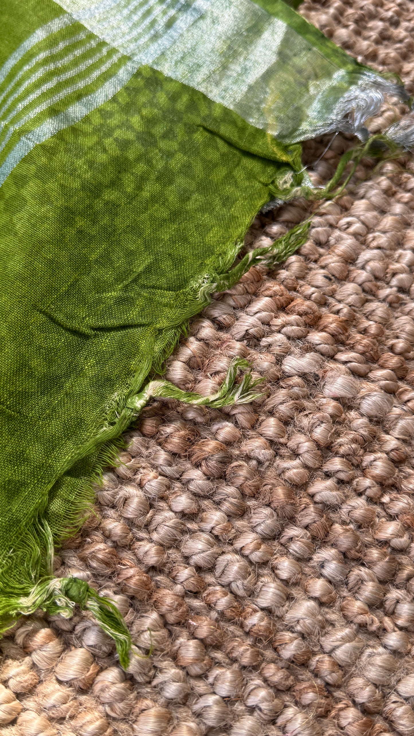 Linen Saree - Madhubhani Art form