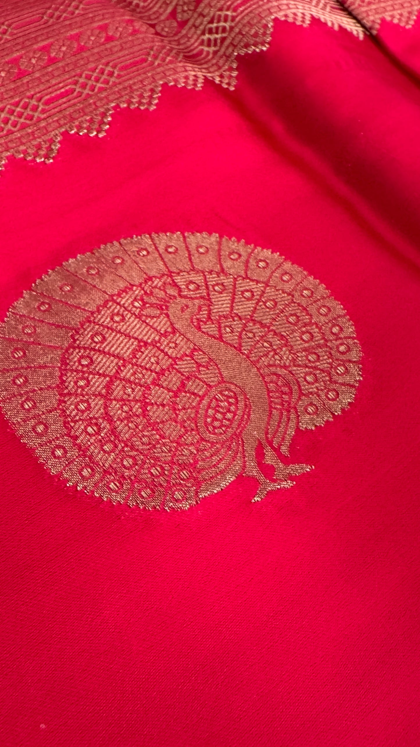 Pure Satin Viscose Silk Banarasi Sarees - Pink