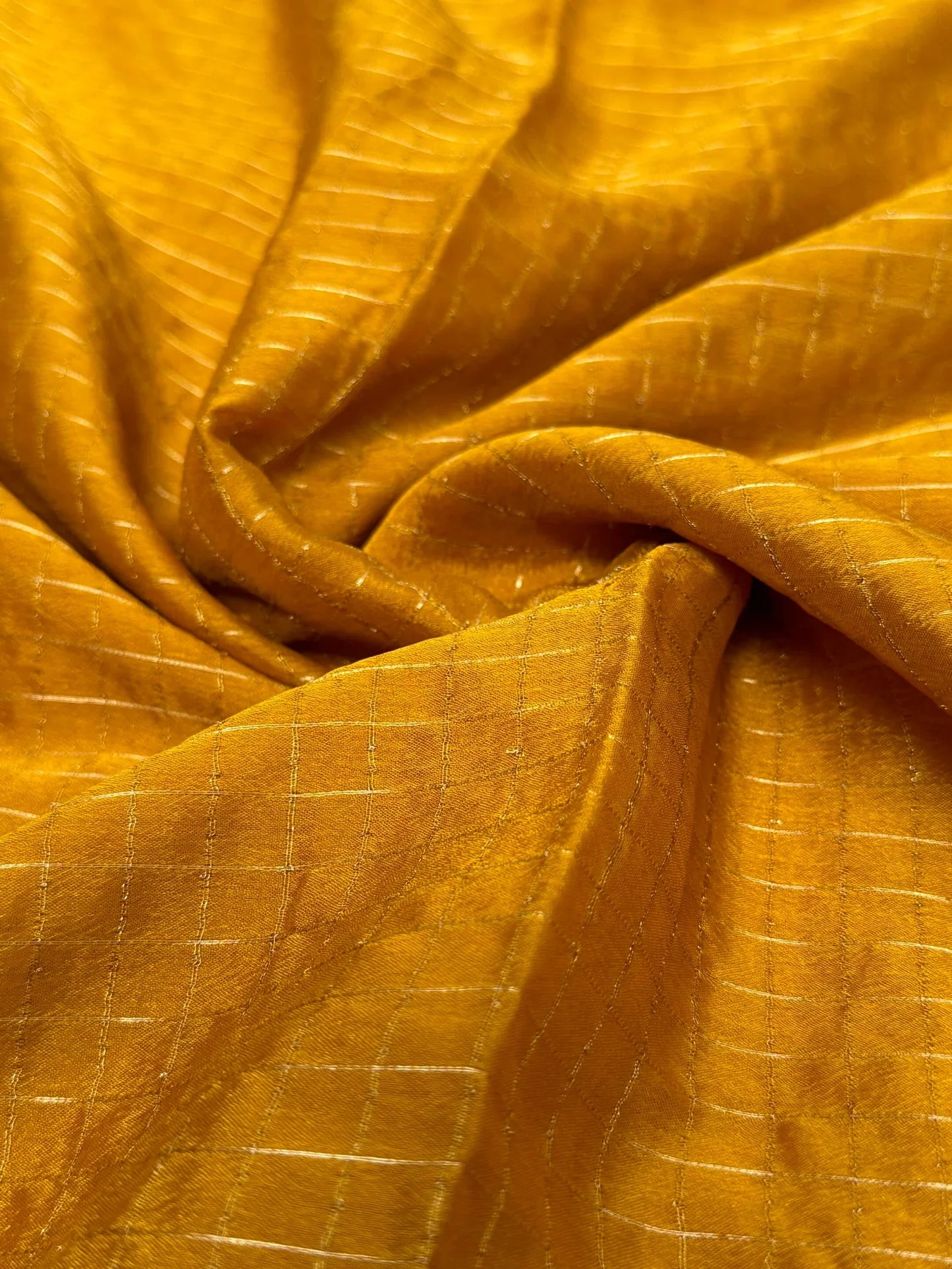 Super soft Georgette Silk Saree – Mustard