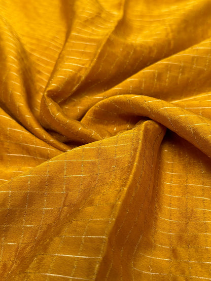Super soft Georgette Silk Saree – Mustard