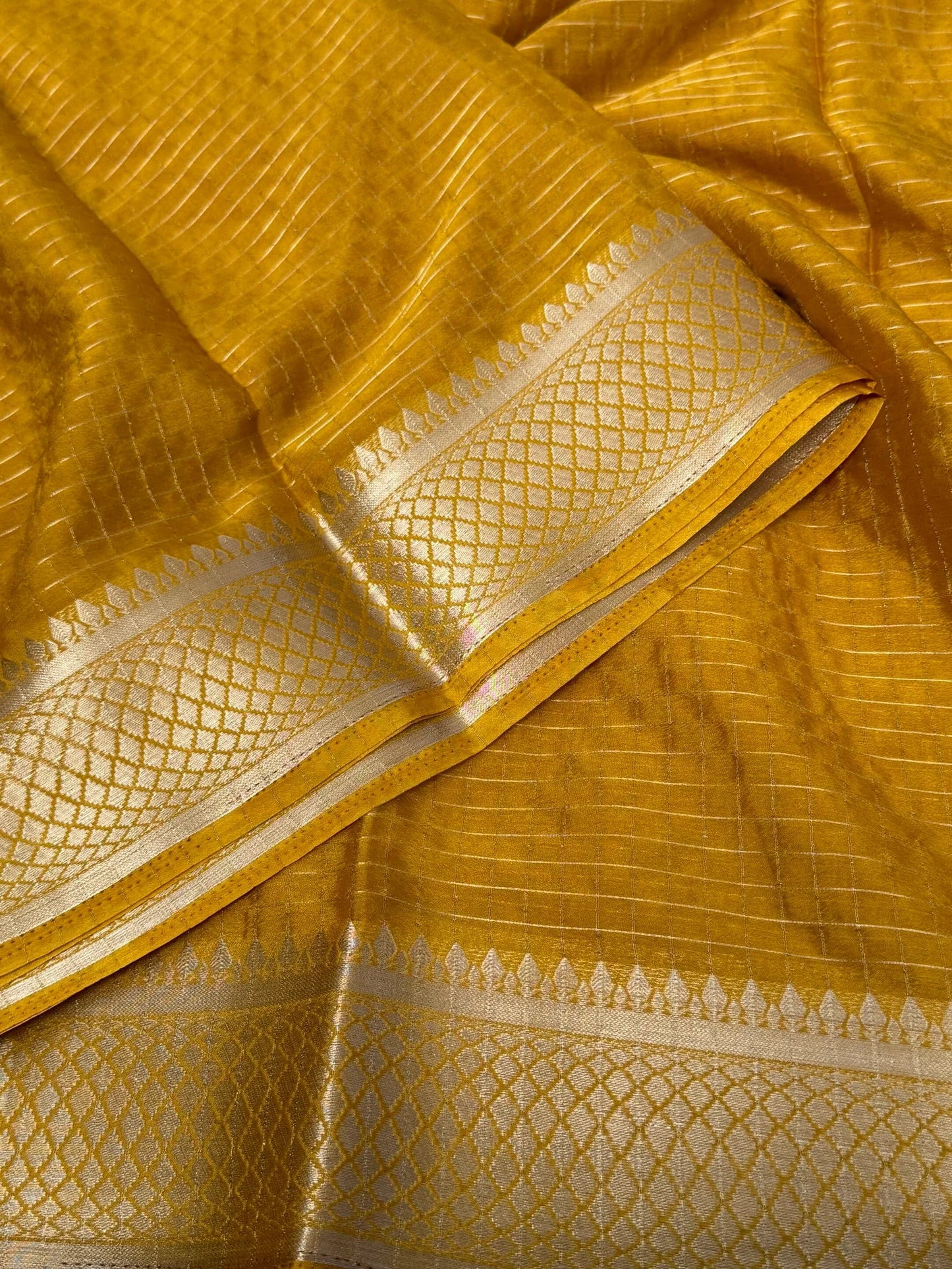 Super soft Georgette Silk Saree – Mustard