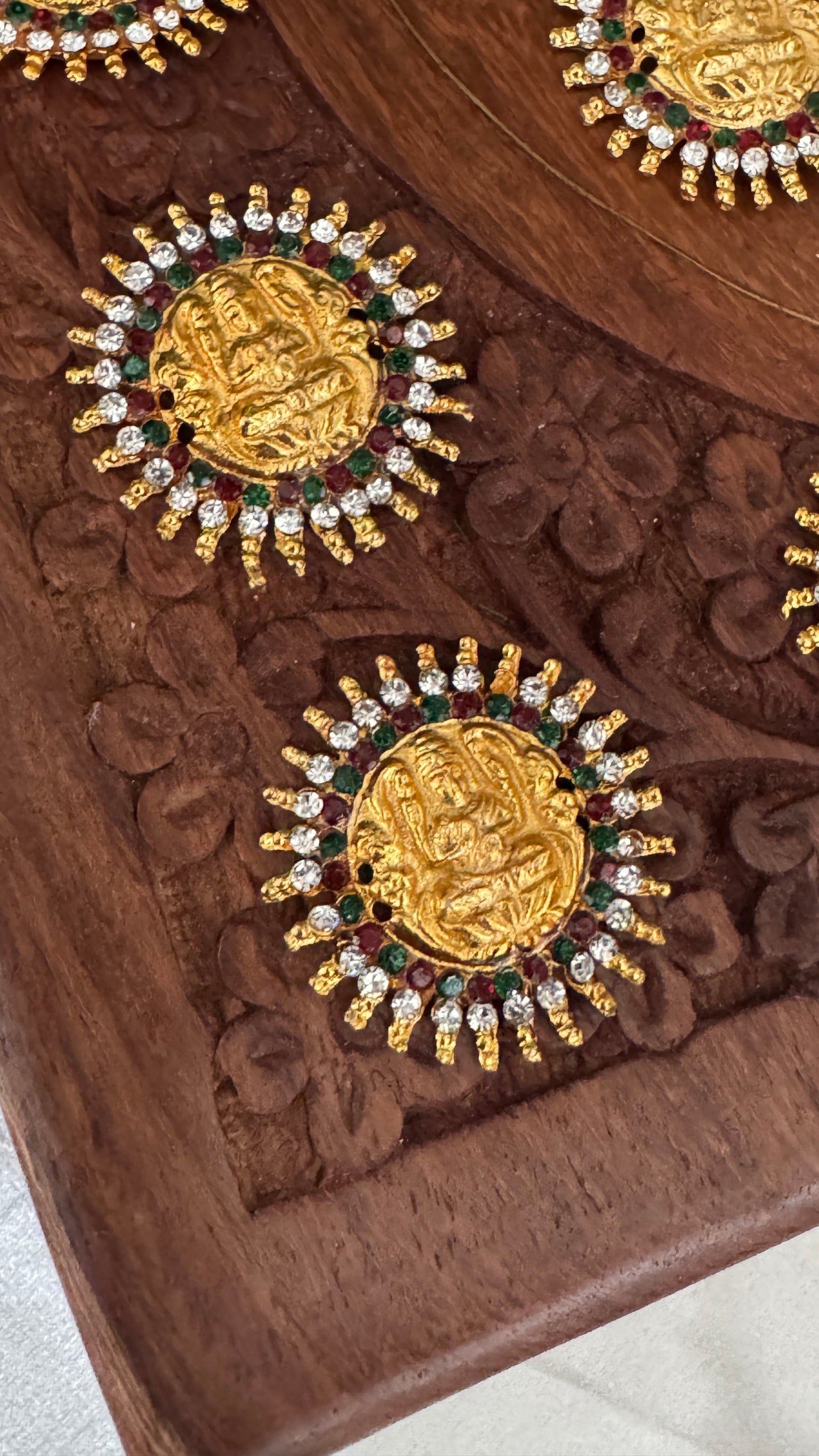 Bridal Jadai Billai Hair Brooch – Lakshmi Design Choti Decoration for Weddings