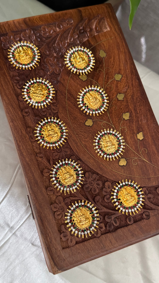 Bridal Jadai Billai Hair Brooch – Lakshmi Design Choti Decoration for Weddings