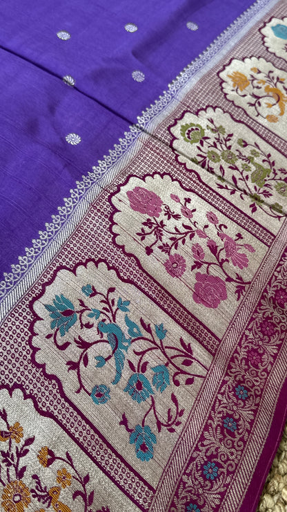 Tussar Raw Silk Handloom – Paithani Borders