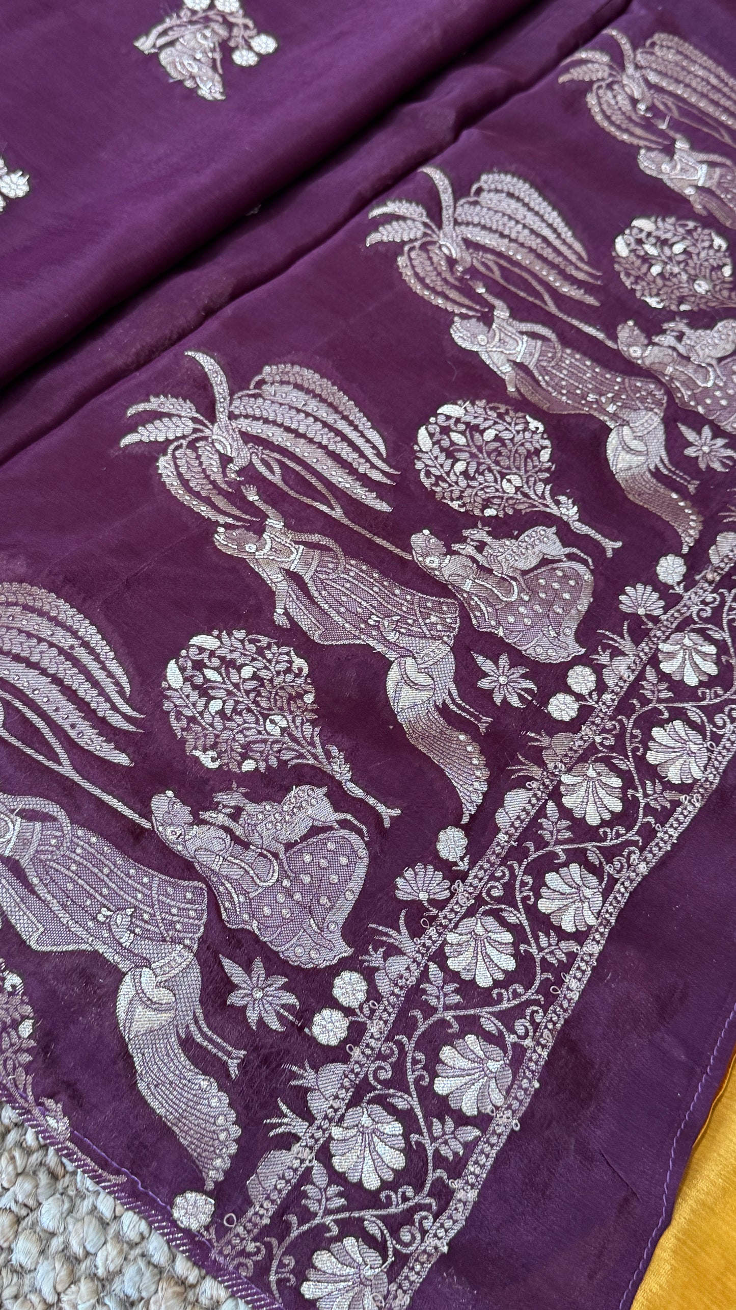 Chinon Crepe Sarees – Graceful, Lightweight & Perfectly Elegant – Wine