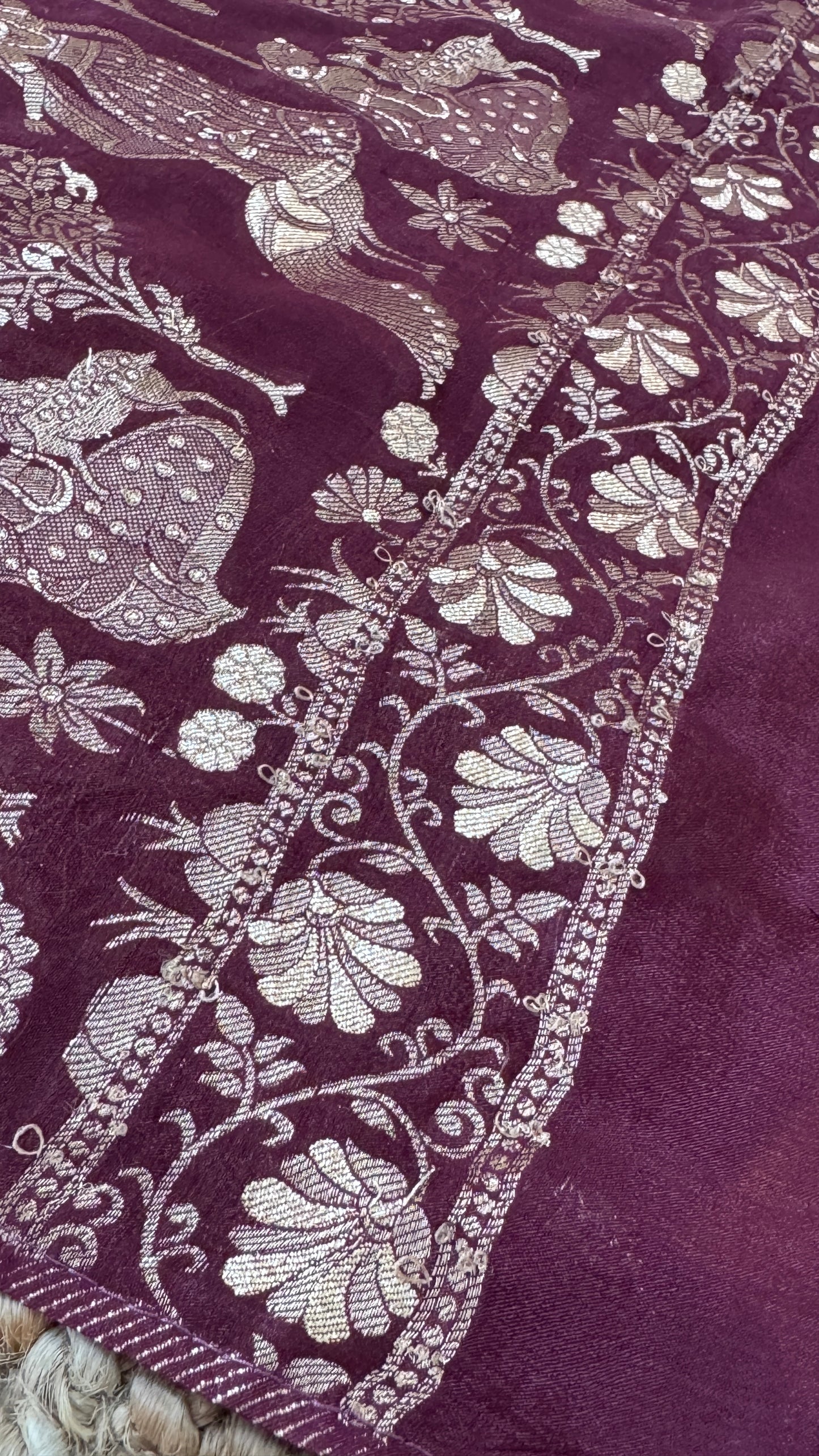 Chinon Crepe Sarees – Graceful, Lightweight & Perfectly Elegant – Wine