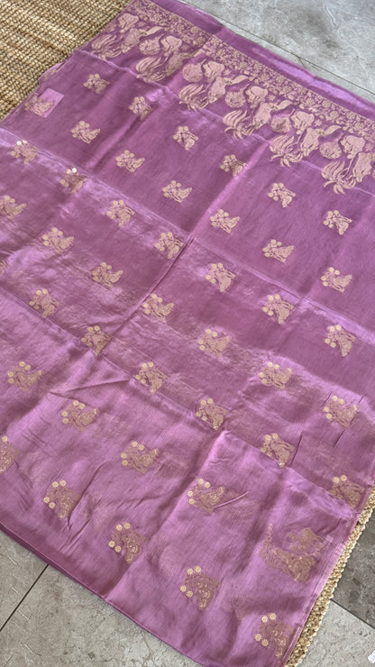Chinon Crepe Sarees – Graceful, Lightweight & Perfectly Elegant – Pink