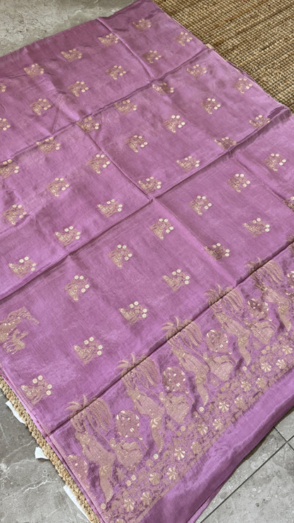 Chinon Crepe Sarees – Graceful, Lightweight & Perfectly Elegant – Pink