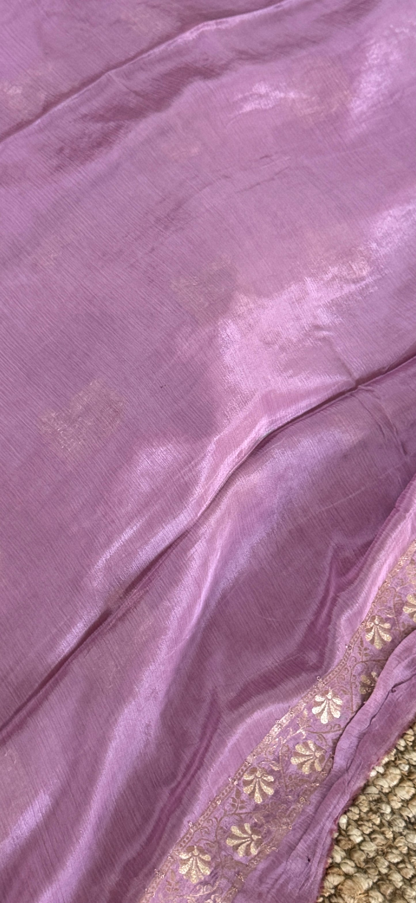Chinon Crepe Sarees – Graceful, Lightweight & Perfectly Elegant – Pink