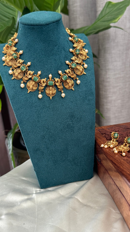 Antique Neckpiece with Earrings