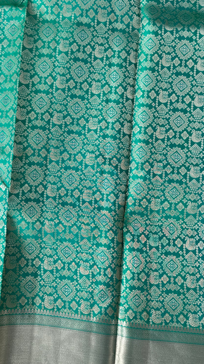 Pure Kanchivaram Silk Saree – Exquisite Green