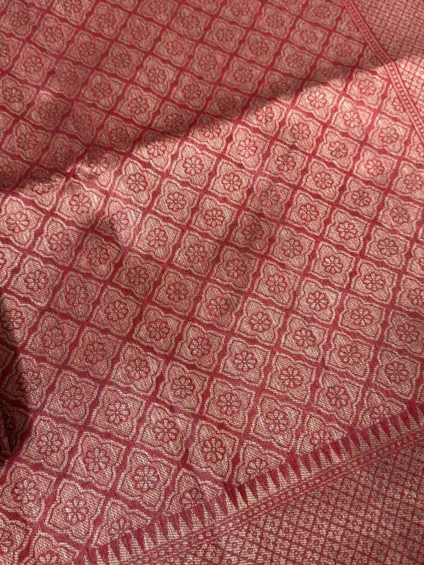 Cotton Silk Saree – Maroon