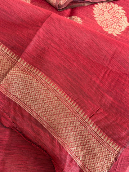 Cotton Silk Saree – Maroon