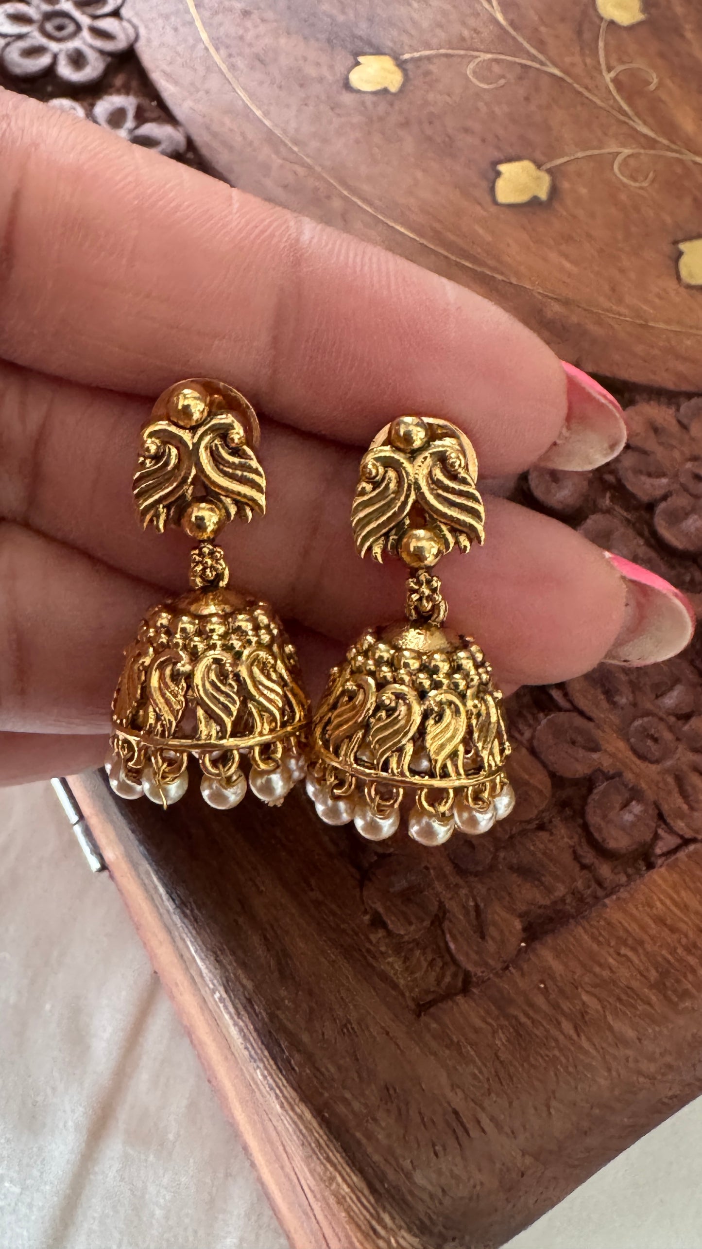 Antique Lakshmi Coin Neckpiece with Earrings