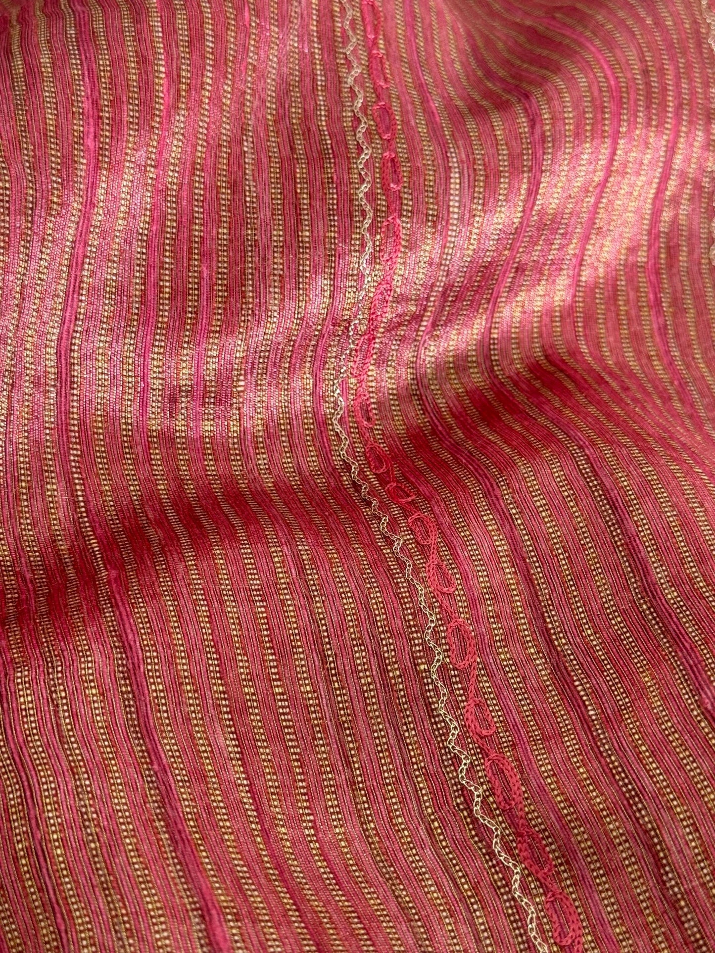Tissue Silk – Pink and Gold