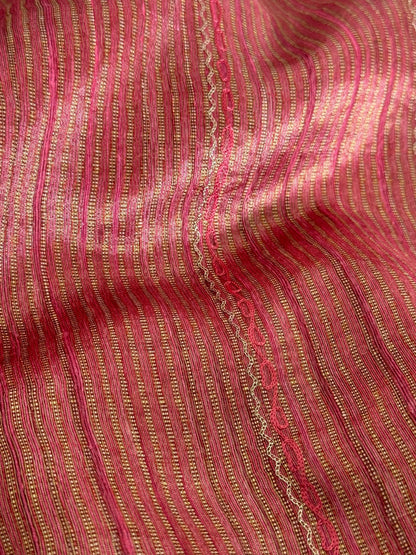 Tissue Silk – Pink and Gold