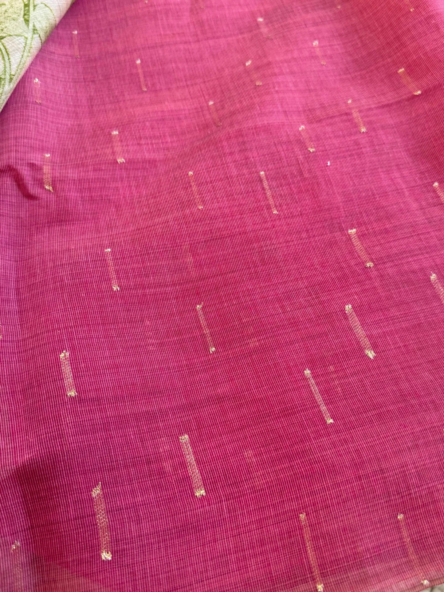 Pure Khaddi soft cotton silk borderless saree