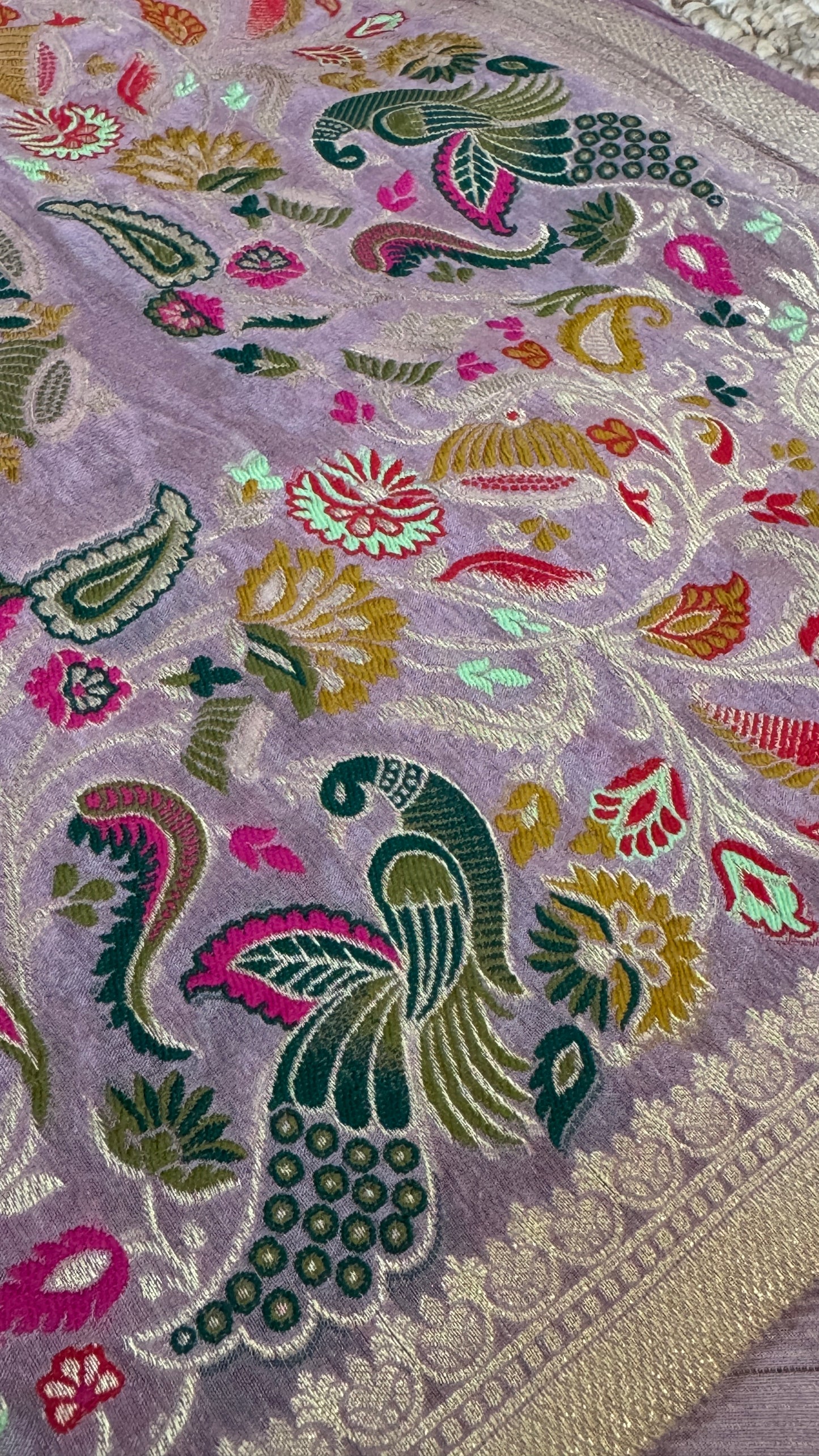 Soft Tissue Silk Saree – Elegant Light Pink with Intricate Weaving