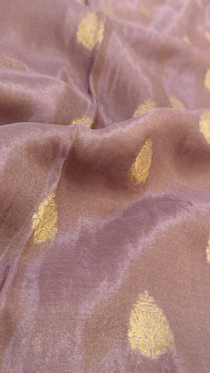 Soft Tissue Silk Saree – Elegant Light Pink with Intricate Weaving