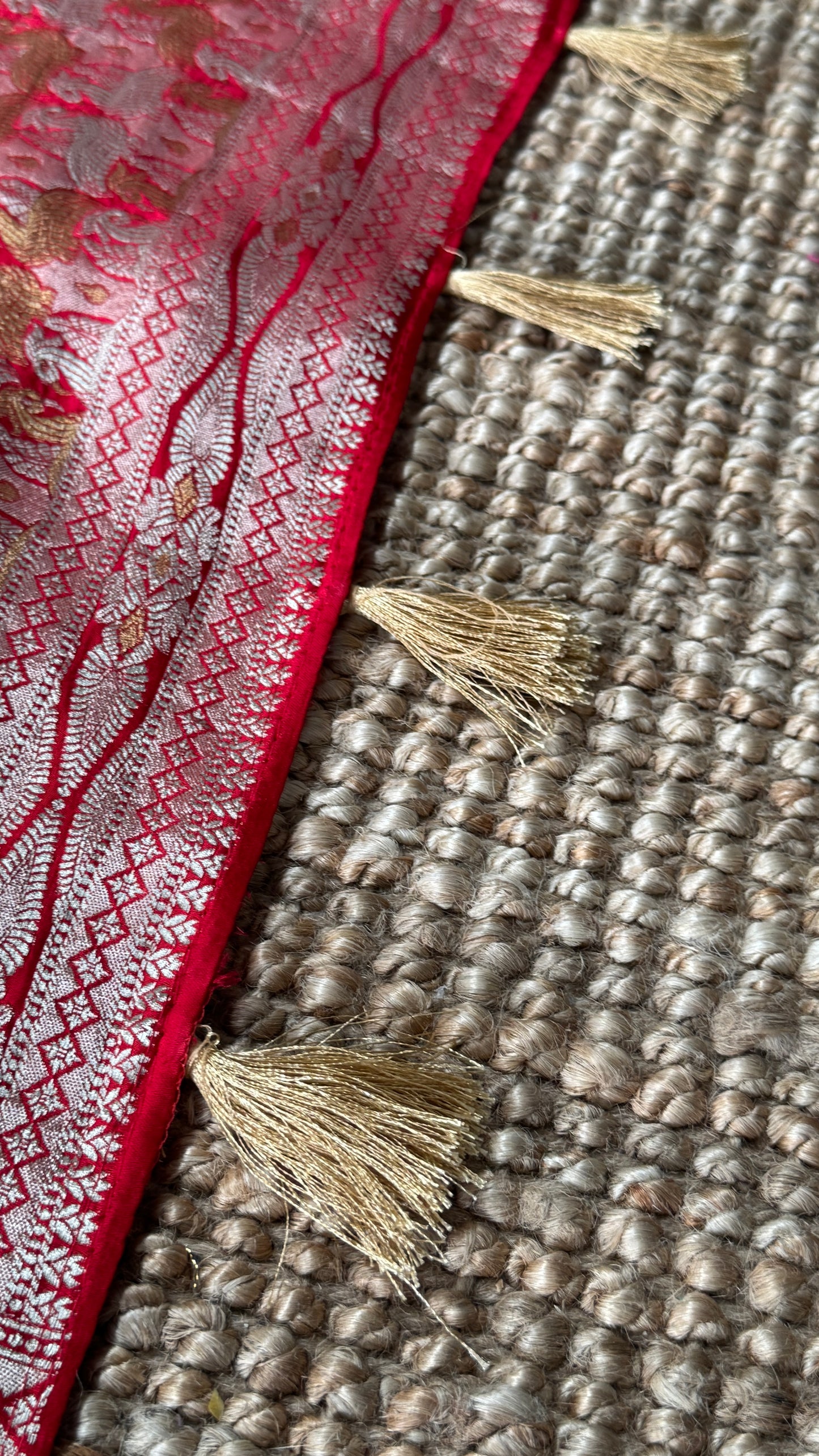 Pure Mashru Satin Silk Banarasi Saree in Crimson Red