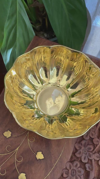 Multi purpose Brass Bowl Medium size