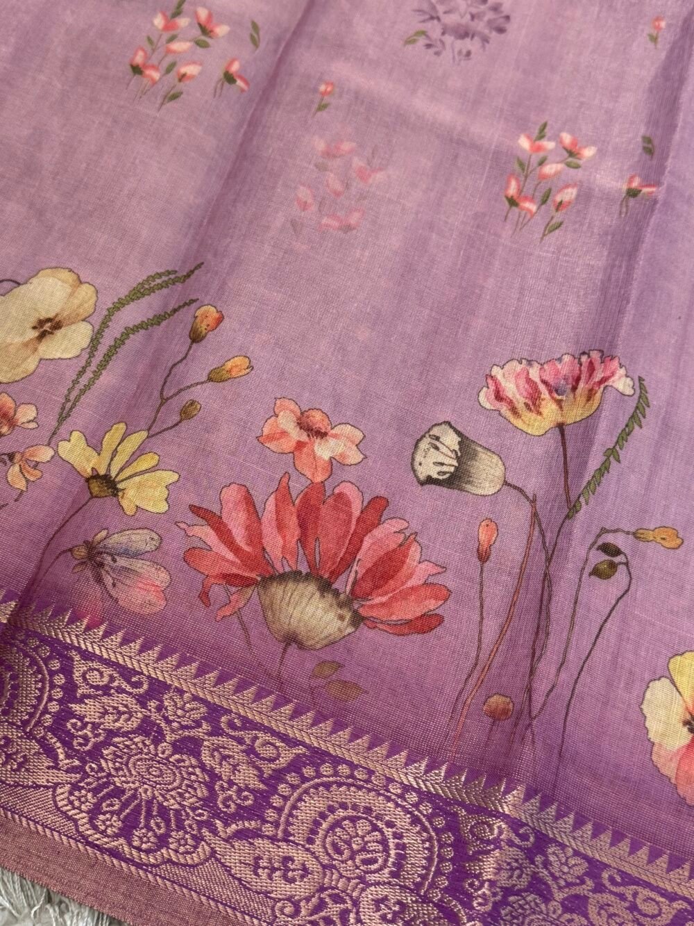 Tissue Silk - Purple - Image 9