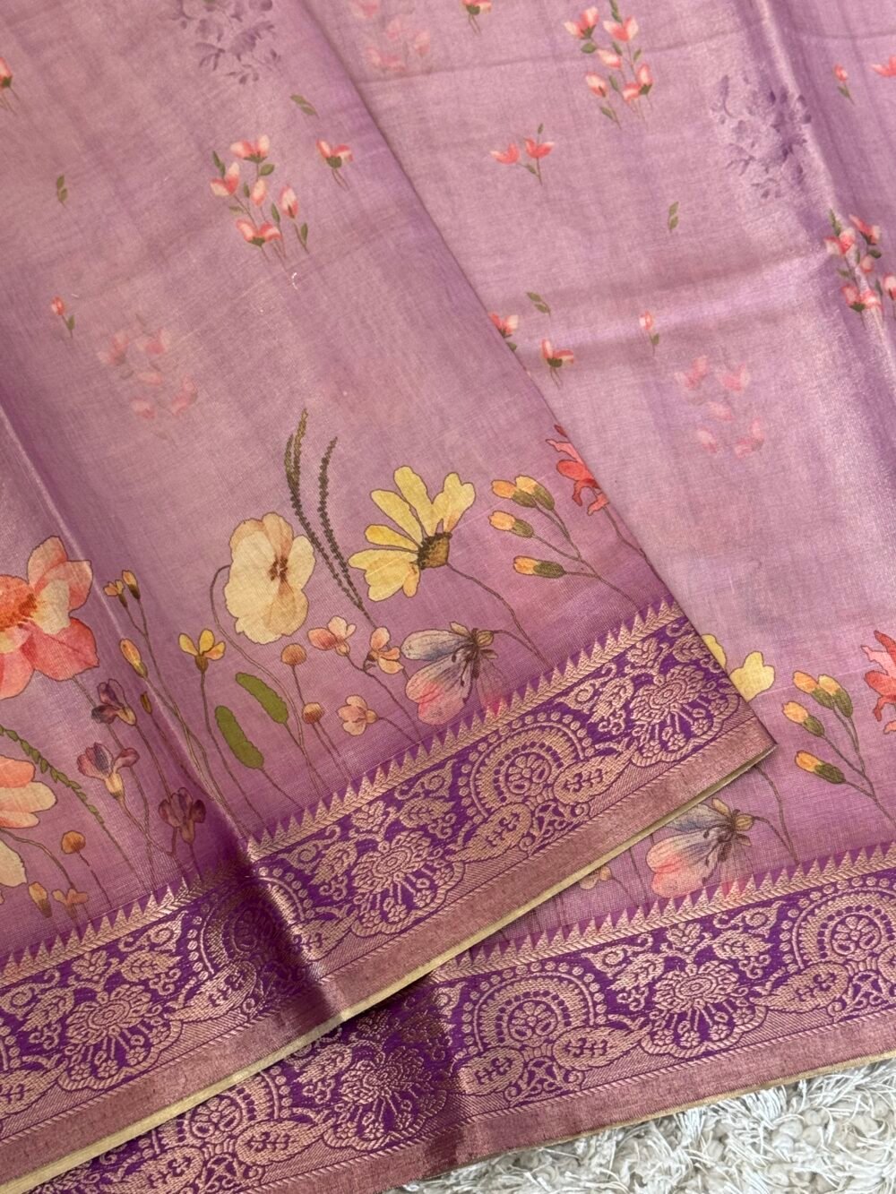 Tissue Silk - Purple - Image 2